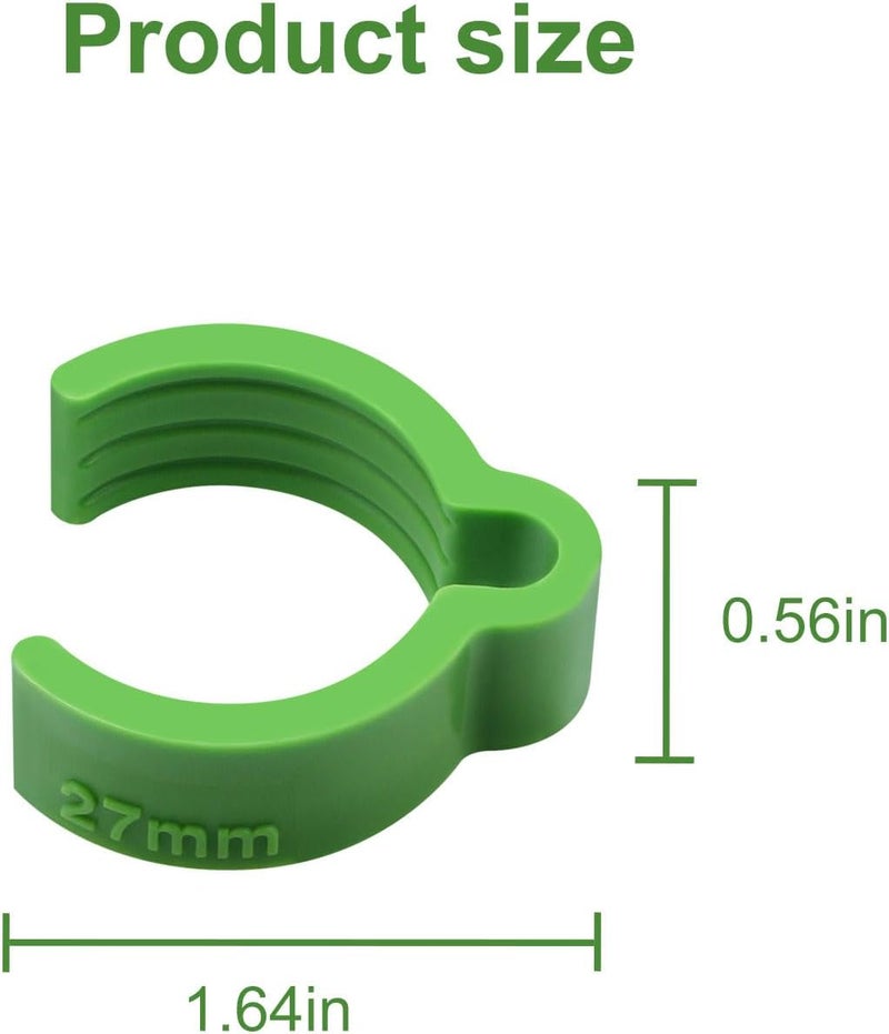 seork 10-Pack Tidy Workshop Heavy-Duty Dust Hose Organizer Clips 37mm Fits for Festool D27 Vacs, Sanders & Extractors - Image 2